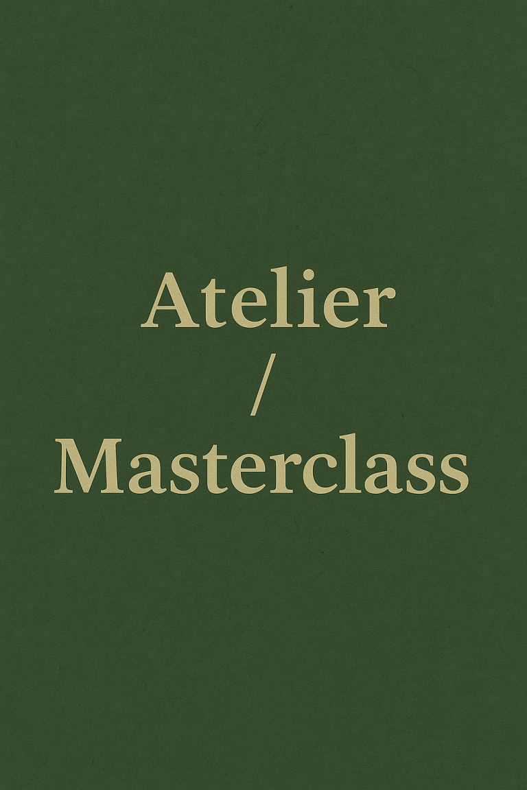 Atelier et masterclass